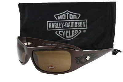 Harley Davidson men's sunglasses HDX812 BRN1 Brown w/ Brown Lens Size 60mm - Image 1 of 4