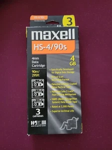 Cartouches de données Maxwell HS-4/90S 4 Go 4 mm (lot de 3) - Photo 1/4
