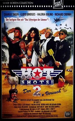 HOT   SHOTS   2  ~  Der  zweite  Versuch * KULT * Charlie Sheen * Lloyd Bridges  - Bild 1 von 4