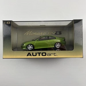 Holden Monaro CV8 Hothouse Green 1:43 AUTOart Model Car *Damaged Case* - Picture 1 of 9