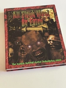 All Flesh Must Be Eaten - Zombie Survival Horror RpG Hardcover Book 2nd Printing - Picture 1 of 9
