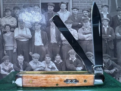 Case XX Baby Doc Smooth Chestnut Bone XX Bowtie Shield 2005 Model New In Box - Image 1 of 4