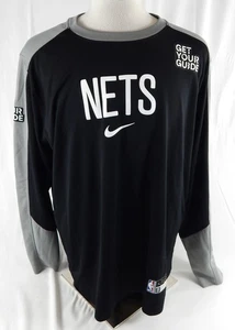 2024-25 Brooklyn Nets Trendon Watford #9 Game Used Black Shooting Shirt XL 106 - Picture 1 of 9