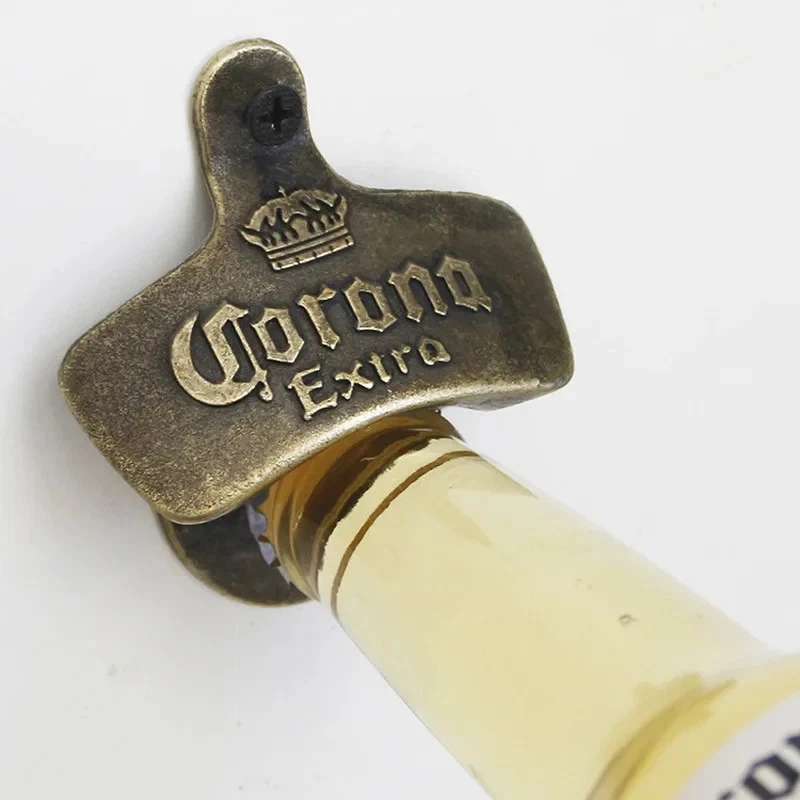 Corona Wall Mount Bottle Opener. Beer Frothy Mancave Bar Accessory - image 1 of 1