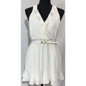 Express Elfenbein Rüschen Strampler Damen 6 Bridal Shower Hochzeit - Bild 1 von 7