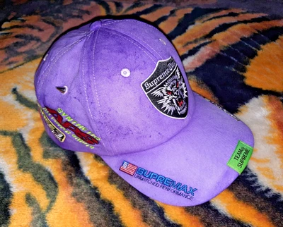 Supreme~Racing Team 6-Panel Hat~Purple/Multi - Image 1 of 4