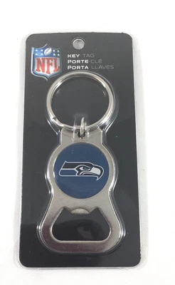 Seattle Seahawks Bottle Opener Key Ring NFL Football Team Sports America - Image 1 of 2