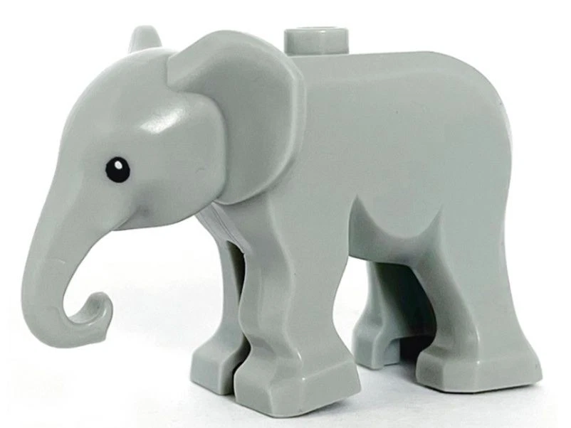 LEGO® Animal - Bebé Elefante Pequeño Elefante Gris Minifigura Foto 1 de 1