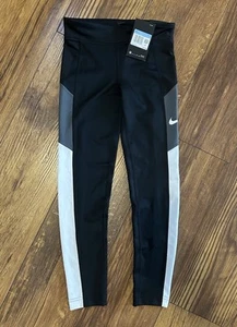 Nike Tight Fit Girls Training Pants Size M - Picture 1 of 12