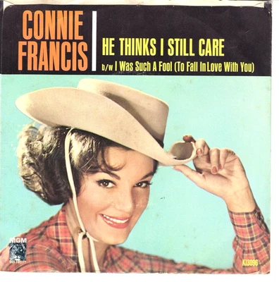 CONNIE FRANCIS:    HE THINKS I STILL CARE / I WAS SUCH A FOOL  45 RPM  8302 - Image 1 of 4