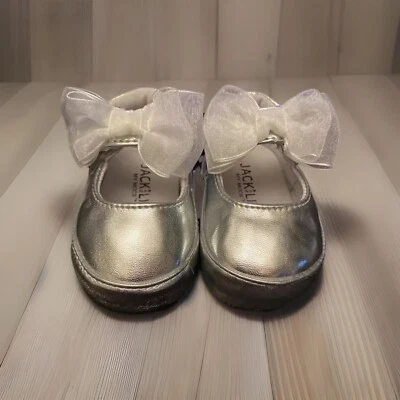 Girls NWB Jack & Lily Leather Mary Jane Shoes Flats My Mocs 0-6 Months - Image 1 of 4