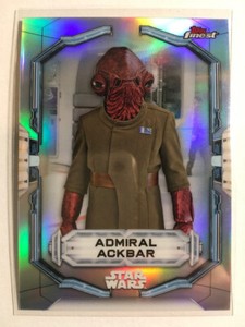 2022 Topps Finest Star Wars Base #2 Admiral Ackbar