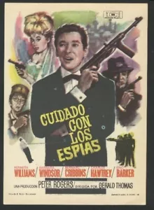 96- PROGRAMA DE MANO DE CINE. CUIDADO CON LOS ESPIAS. Carry On Spying. - Imagen 1 de 1