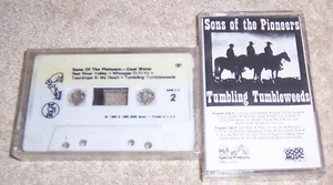 Sons of the Pioneers Tumbling Tumbleweeds and Cool Water 2 Audio Cassette Lot - Picture 1 of 3