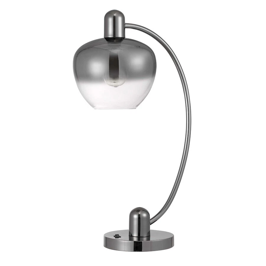 Cal Lighting Brookline 1 Light Desk Lamp, Gun Metal/Smoked - BO-3006TB - Imagem 1 de 1