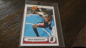 2005 TOPPS BAZOOKA # 15 ZACH RANDOLPH MINI  BASKETBALL CARD