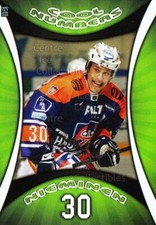 2008-09 Finnish Cardset Cool Numbers Green #7 Ville Nieminen