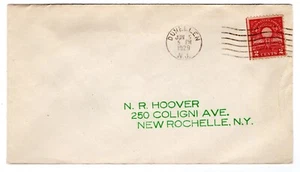 #654 Edison 1929 First Day Cover - Unofficial Dunellen NJ - Hoover - Picture 1 of 2
