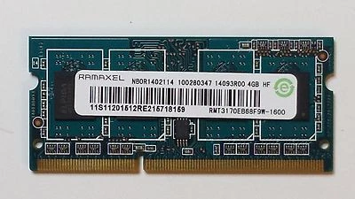 NEW - GENUINE Lenovo IdeaPad Z510 LAPTOP MEMORY RAM 4GB DDR3 PC3-12800 11201512 - Image 1 of 2