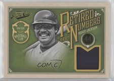 2012 Playoff Prime Cuts Retired Jersey Numbers Prime /25 Reggie Jackson #35 HOF
