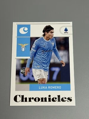 Luka Romero 2022-23 Panini Chronicles Serie A Silver Rookie RC #13 SS Lazio - Image 1 of 2