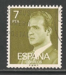 Spain #1980 (A497) VF USED - 1976-77 7p King Juan Carlos I - Picture 1 of 1
