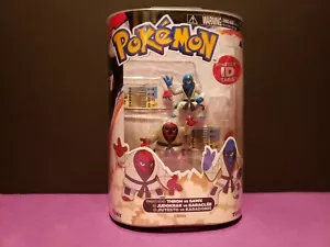Figuras de Pokémon Throh Vs Sawk Pokedex etiquetas de identificación Tomy Game Freak Nintendo T18044 - Imagen 1 de 10