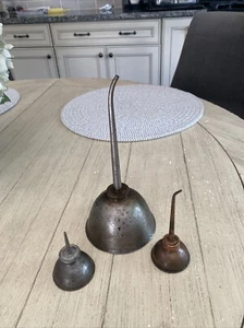 3 vintage oil cans - Picture 1 of 10