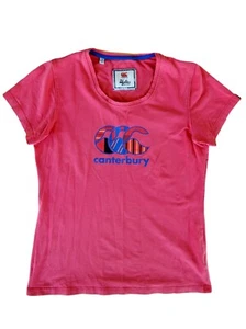 Canterbury Uglies Women's Vintage Pink Cotton T-Shirt - Size 14 - Picture 1 of 8