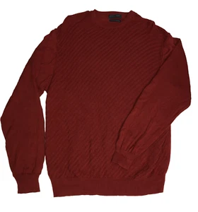 Lyle & Scott Scottland Herren Pullover Sweater Golf Lrg dunkelrot Chevron Rippstich - Bild 1 von 10