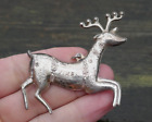 Vintage 1975 Oneida Sterling Silver Vixen Reindeer  Christmas Ornament