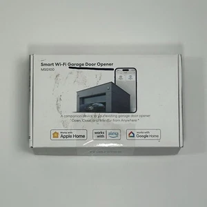 Meross MSG100 Smart Wi-Fi Garage Door Opener, Works w/ Apple Home Alexa & Google - Picture 1 of 16