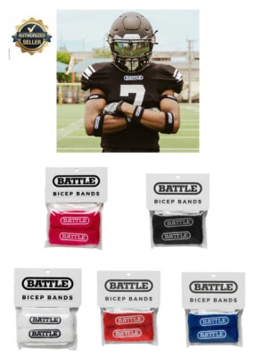 Battle Sports Bicep Arm Bands Sweat Bands (PAIR)