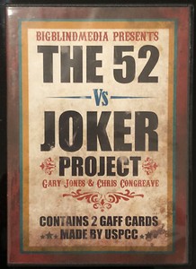 52 vs Joker (DVD, With 2 gaff cards) Gary Jones and Chris Congreave (Card Magic)