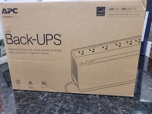 APC Backup UPS 425VA Battery Backup and Surge Protector 6 NEMA outlets (2 surge) - Picture 1 of 1