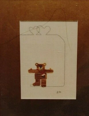 "6.0 Olympic Bear" Counted Cross Stitch Pattern by Mosey 'N Me  - Image 1 of 3