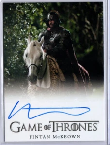 Rittenhouse Juego de Tronos Temporada 4 Fintan McKeown como Amory Lorch AUTO - Imagen 1 de 1
