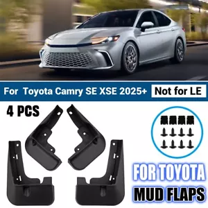 4x Mud Flap Splash Guard Mudguard Fender Protect For Toyota for Camry SE XSE 25+ - Picture 1 of 5