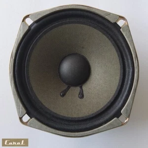 Woofer medio/bajo CORAL 51/4" vintage 5A-12A, Japón c.1970 — envolvente permanente — excelente - Imagen 1 de 5