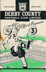 Derby County v Everton (FA Cup) 1949/1950 - Programa de fútbol - Imagen 1 de 1