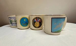 VTG BSA Boy Scouts Coffee Mugs Lot Of 4 1974 Resica Falls Seneca Dist Eastern PA - Picture 1 of 3