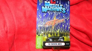 MUSCLE MACHINES T03-36 '01 TOYOTA MR2 GLANZ SCHWARZ KOSTENLOSER USA-VERSAND - Bild 1 von 2