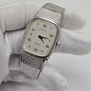 Orologio da polso uomo vintage Longines-Wittnauer Swiss-8K/1 marcatori diamanti originali - Foto 1 di 14