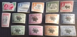 Pakistan-Bawaualpur. Scott's # 16...O28. MH Lot 14. Sal's Briefmarkenladen - Bild 1 von 3