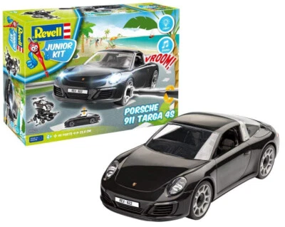 Junior Kit Porsche 911 Targa 4s 1:20 Plastic Model Kit REVELL - Immagine 1 di 4