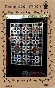 Make Do Quilt Pattern by Remember When 104 - Picture 1 of 2