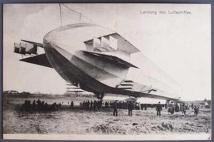 ALEMANIA 1906 ZEPPELIN dirigible LZ 3 Foto Postal PPC + Marinero del Lago de Constanza - Imagen 1 de 2