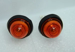 2x CLASSIC FIAT X1/9 X19 SEITENREPEATER BLINKLEUCHTE LEUCHTEN ORANGE BRANDNEU - Bild 1 von 5