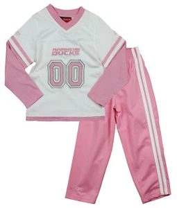 Reebok NHL Little Girls Anaheim Ducks 2-Piece Suede Jersey & Pants Set - Picture 1 of 9
