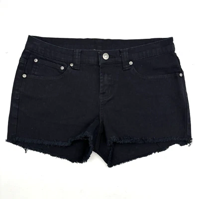 Новые без ценников эластичные джинсовые шорты Venus со средней посадкой и стразами 6 29x2" - Изображение 1 из 4